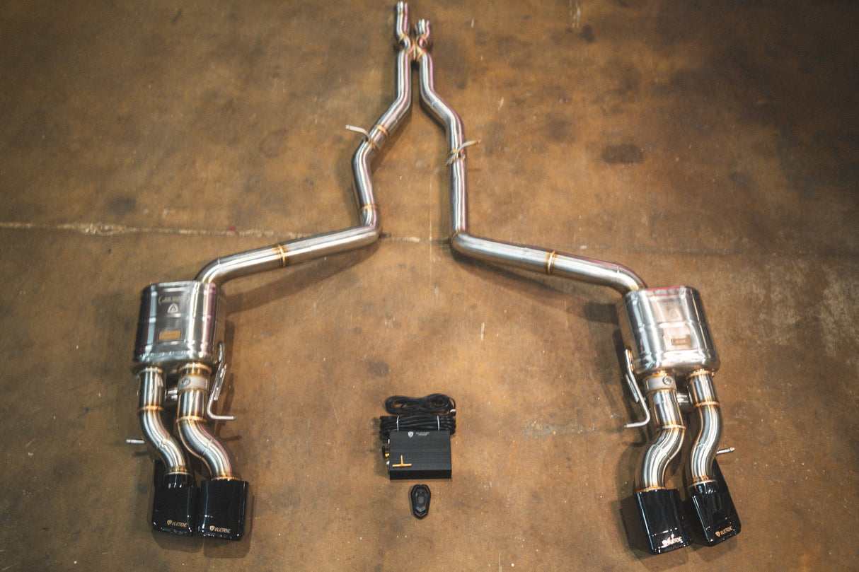 Mercedes W218 CLS63 AMG Valved Sport Exhaust System Valvetronic Designs