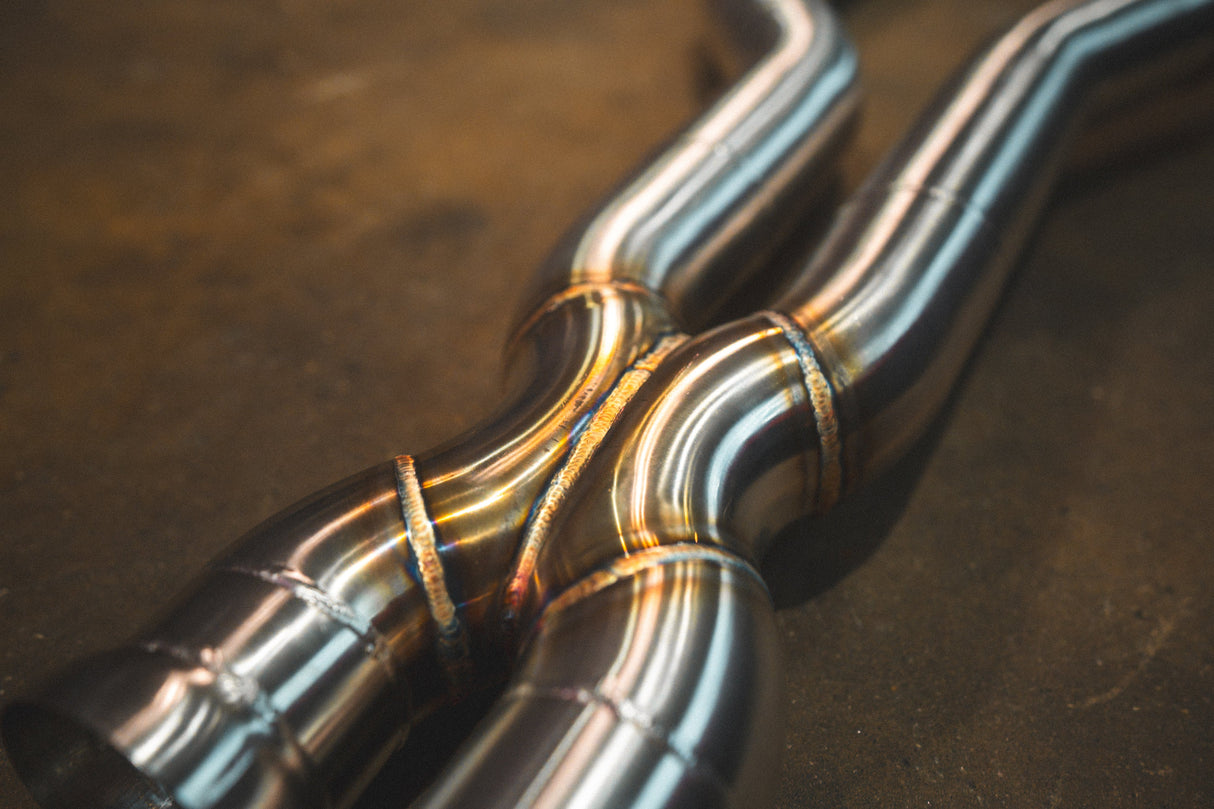 Mercedes W218 CLS63 AMG Valved Sport Exhaust System Valvetronic Designs