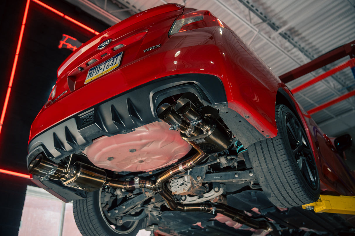 Subaru FA20 WRX Valved Sport Exhaust System Valvetronic Designs