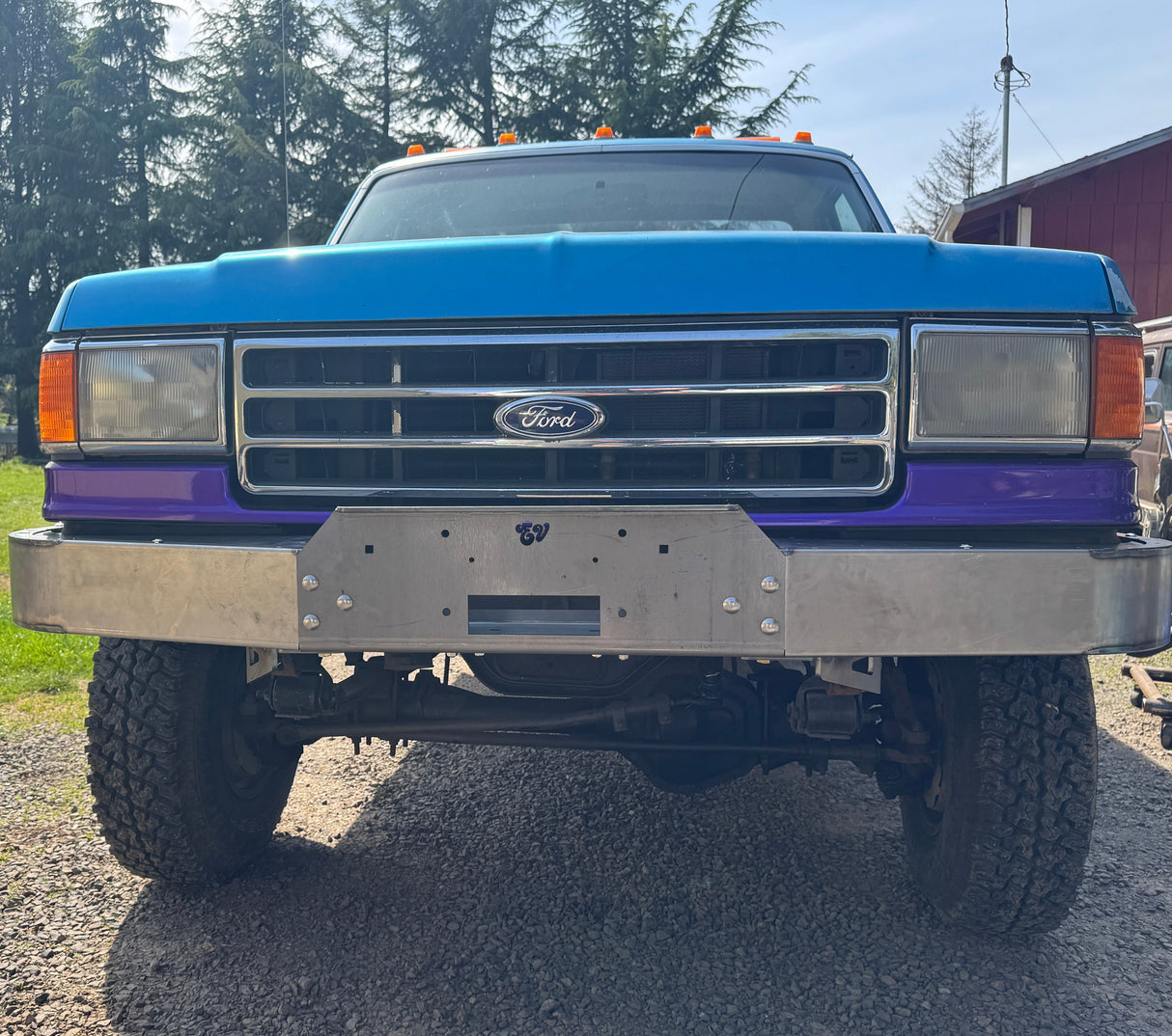 Engineered Vintage ‘GOAT' winch bumper - 1987-1997 Ford F-Series Engineered Vintage LLC