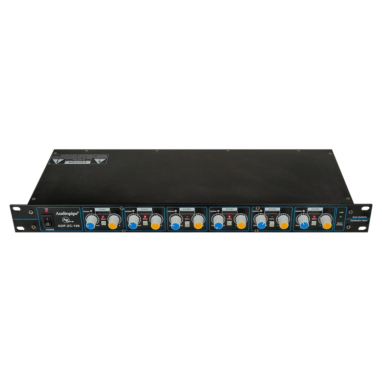 6 Zones Ultra Low Noise Audio Distributor (ADP-ZC-106) Audiopipe