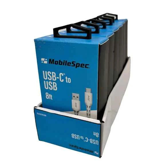MobileSpec 8 Foot USB to USB C Cable Kole Imports