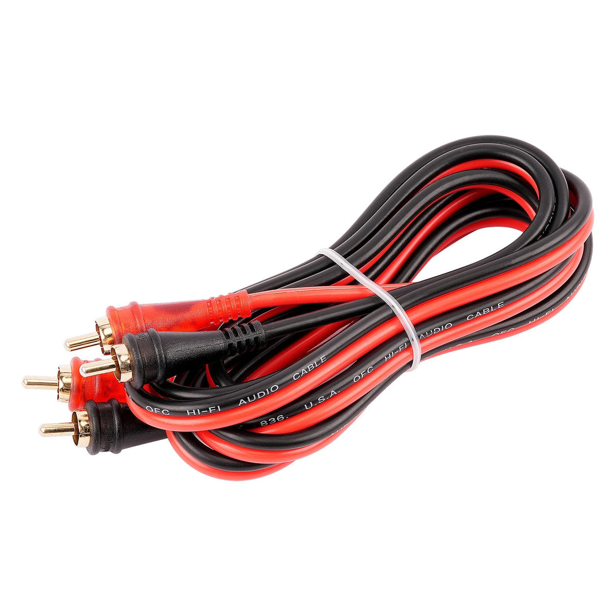 Oxygen Free 6’ RCA Audio Cable (AMFV-6) Audiopipe