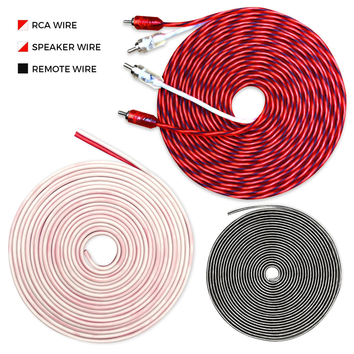 AMPKIT-8GA-PRO // 8 Gauge 800 Watt Amp Wiring Kit CT Sounds