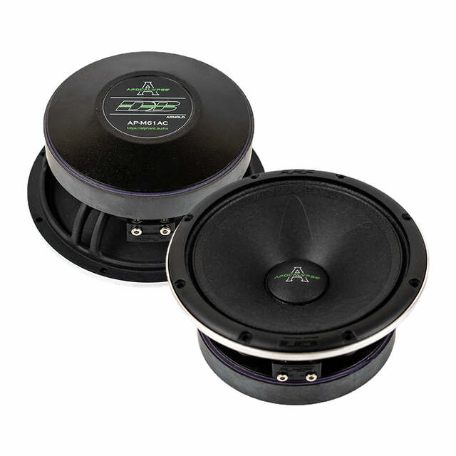 Deaf Bonce Apocalypse AP-M61AC 6.5" 180W RMS Arnold Midrange Speakers (Pair) Deaf Bonce