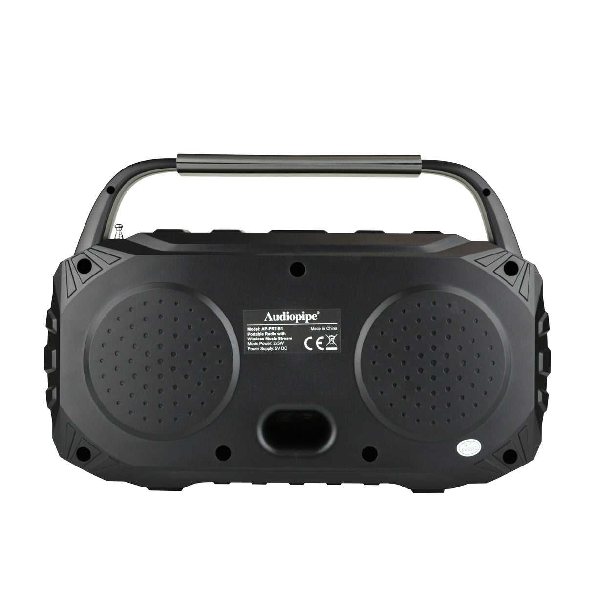Portable Radio with Wireless Music Stream (AP-PRT-B1) Audiopipe