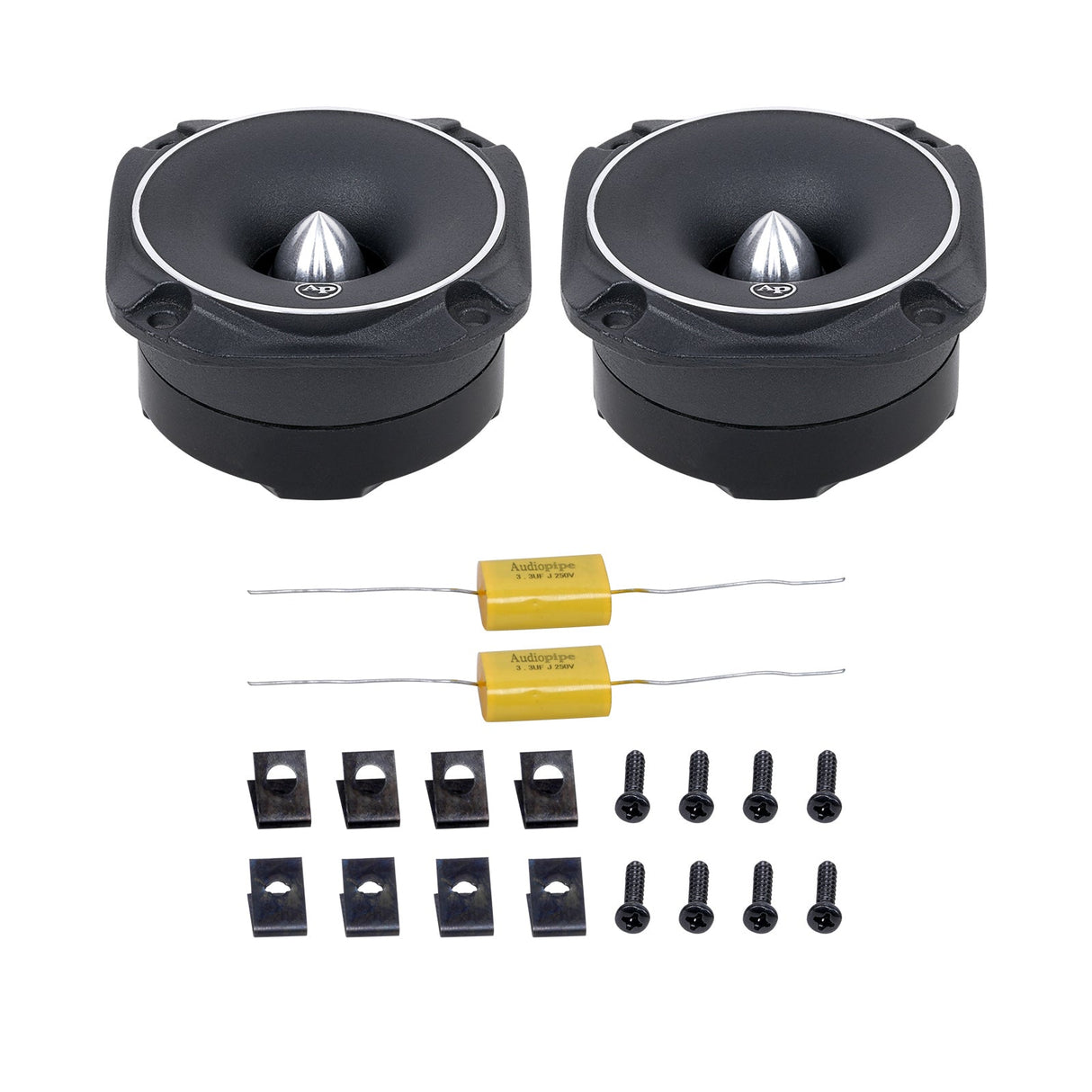 2.5" Super High Frequency Titanium Tweeter (APHE-T650), Sold in pairs Audiopipe