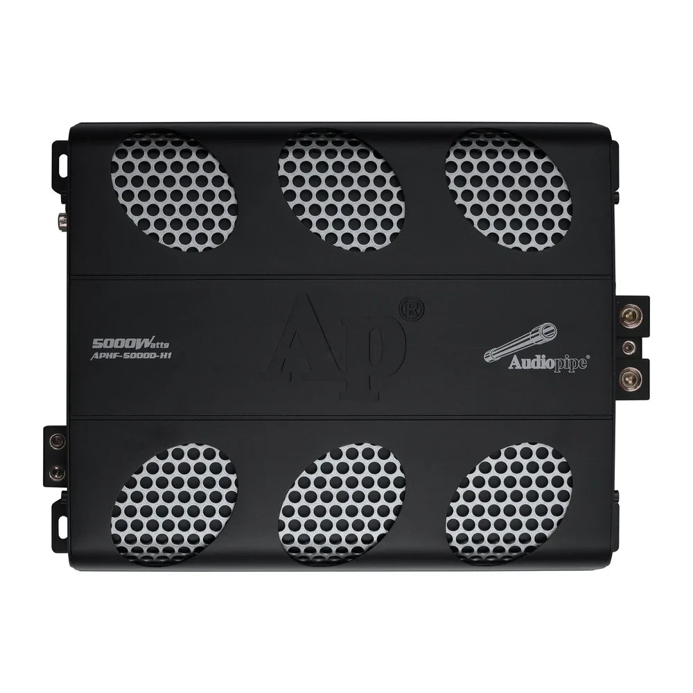 Audiopipe APHF-5000-H1 5000W RMS Full Range Class D Amplifier Audiopipe