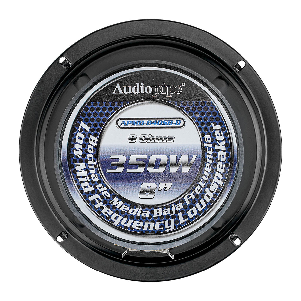 8” Low Mid Frequency Loudspeaker (APMB-840SB-D), Sold individually Audiopipe