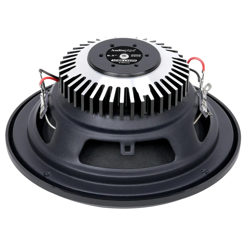 Audiopipe APMB-CX600 6.5" 100W RMS Dynamic Loudspeakers (Pair)