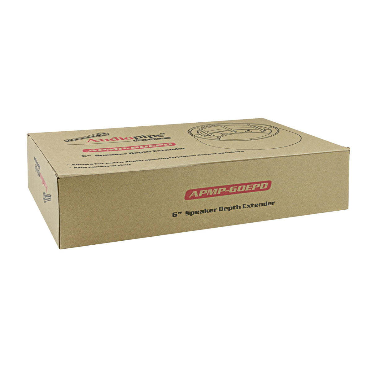 APMP-60EPD - 6” Speaker Depth Extender Audiopipe