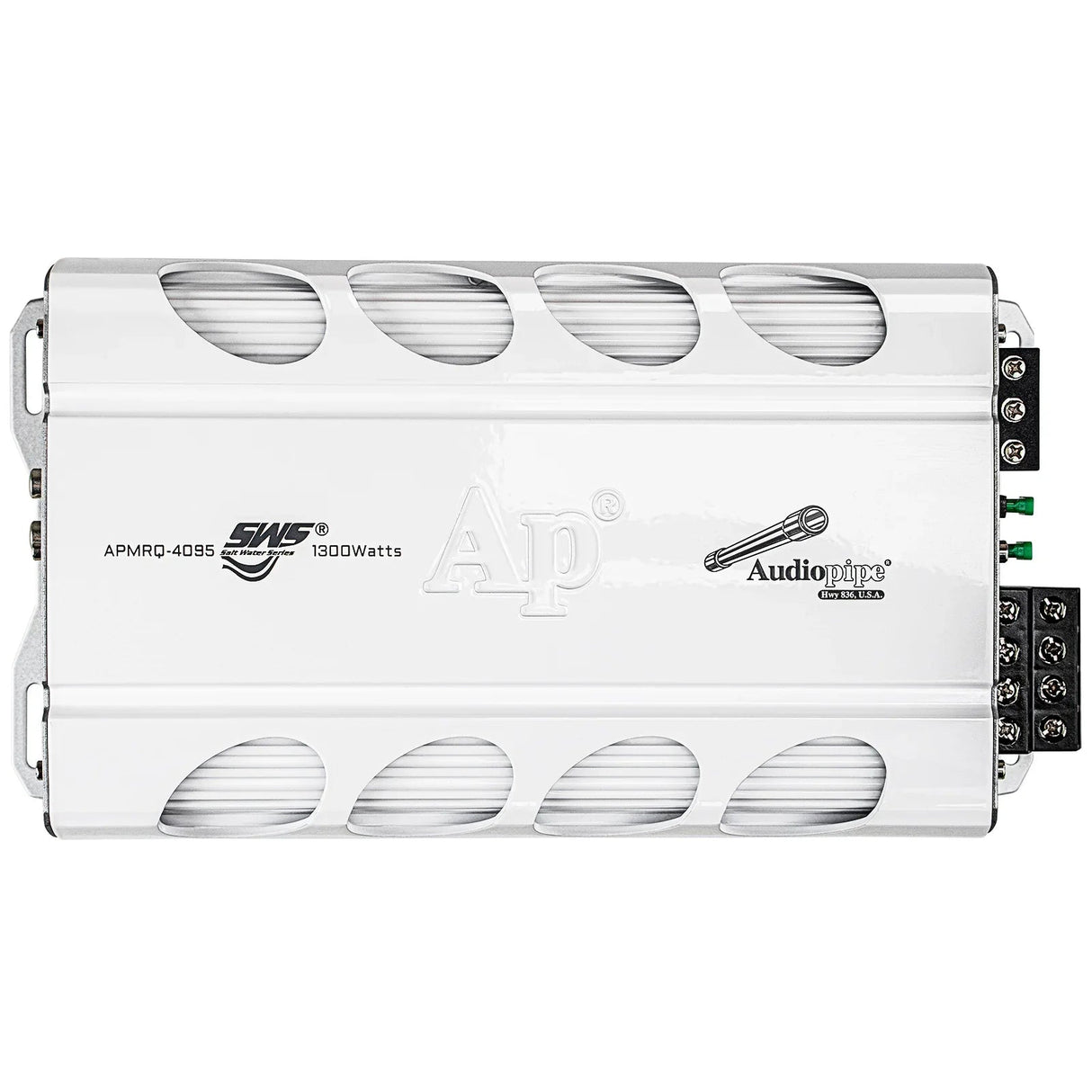 Audiopipe APMRQ-4095 Mini Design 4-Channel Marine Amplifier Audiopipe