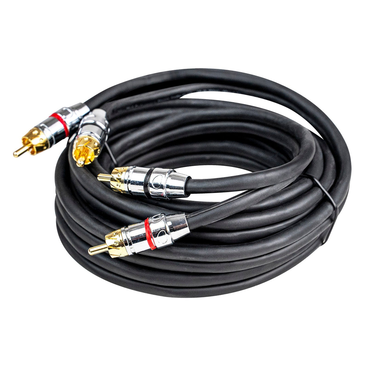 12FT 2-Male to 2-Male RCA Audio Cable (APPRO-12M) Audiopipe