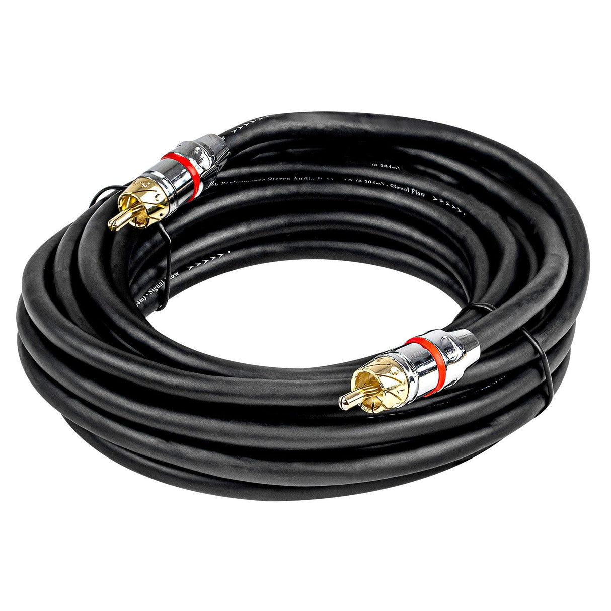 17FT 1-Male to 1-Male RCA Audio Cable (APPRO-17SUM) Audiopipe