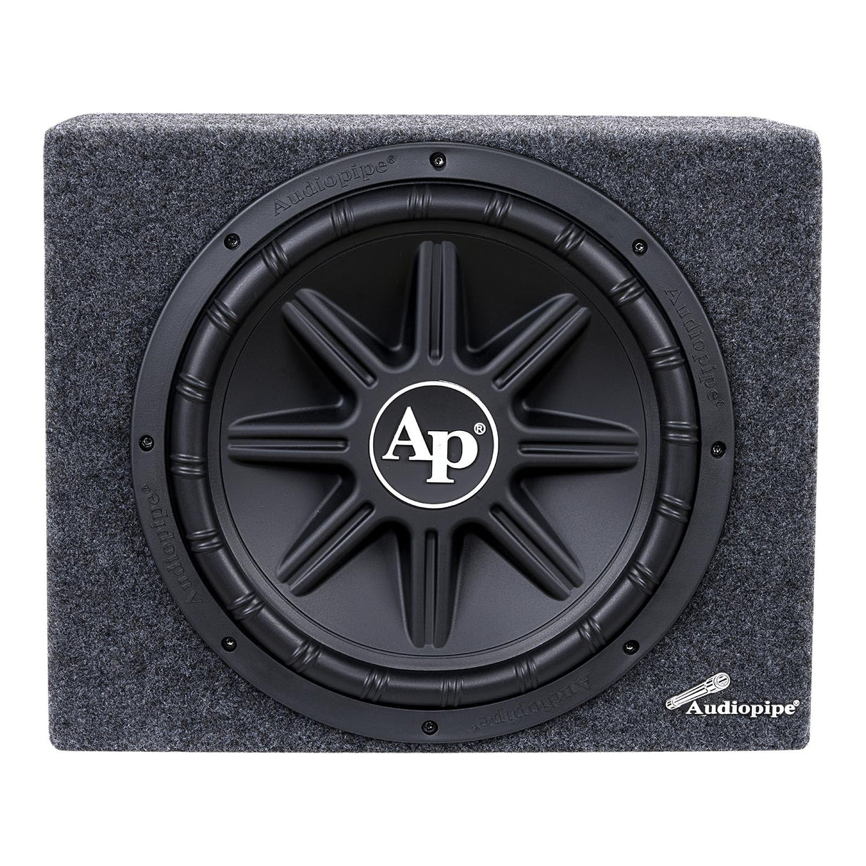 Single 12” High-Performance Compact Sealed Enclosure (APSB-12112PX) Audiopipe
