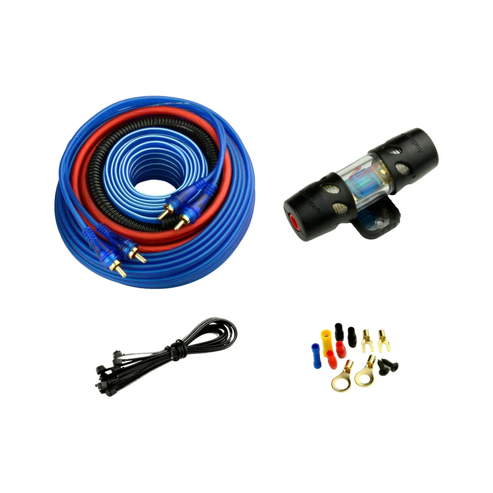 Audiopipe APSB-12212PX (2) 12" Bass Package w/ Amp & Wires Audiopipe