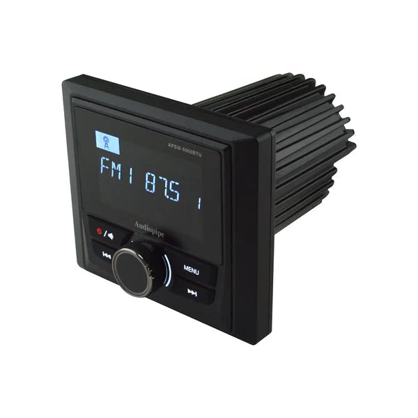 Audiopipe APSW-6000BTU Marine Mechless Radio With Bluetooth