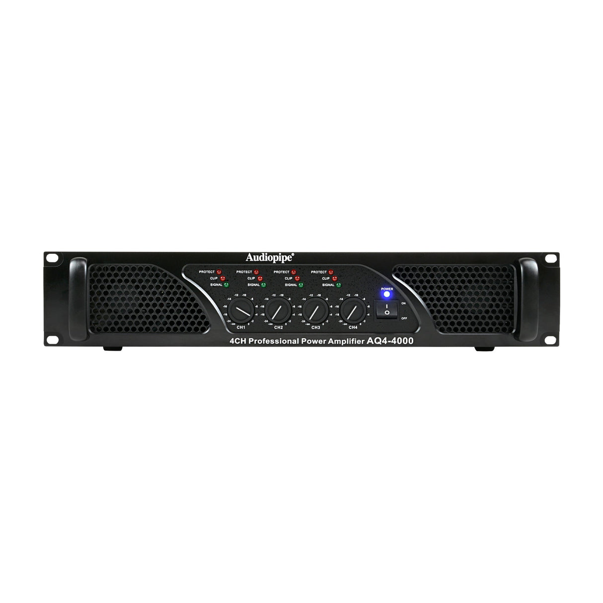 Professional Power Amplifier (AQ4-4000) Audiopipe