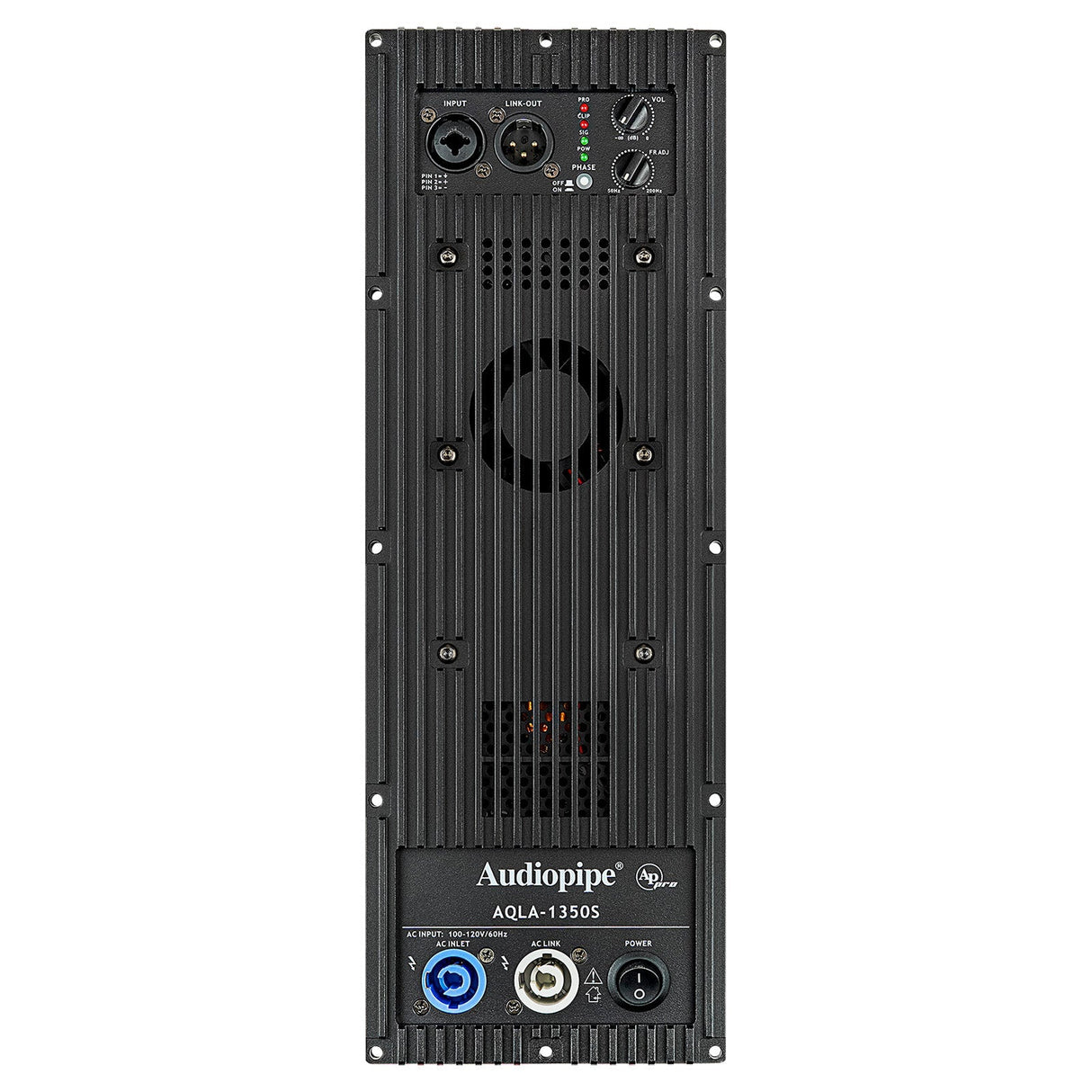 Professional Power Amplifier (AQLA-1350S) Audiopipe