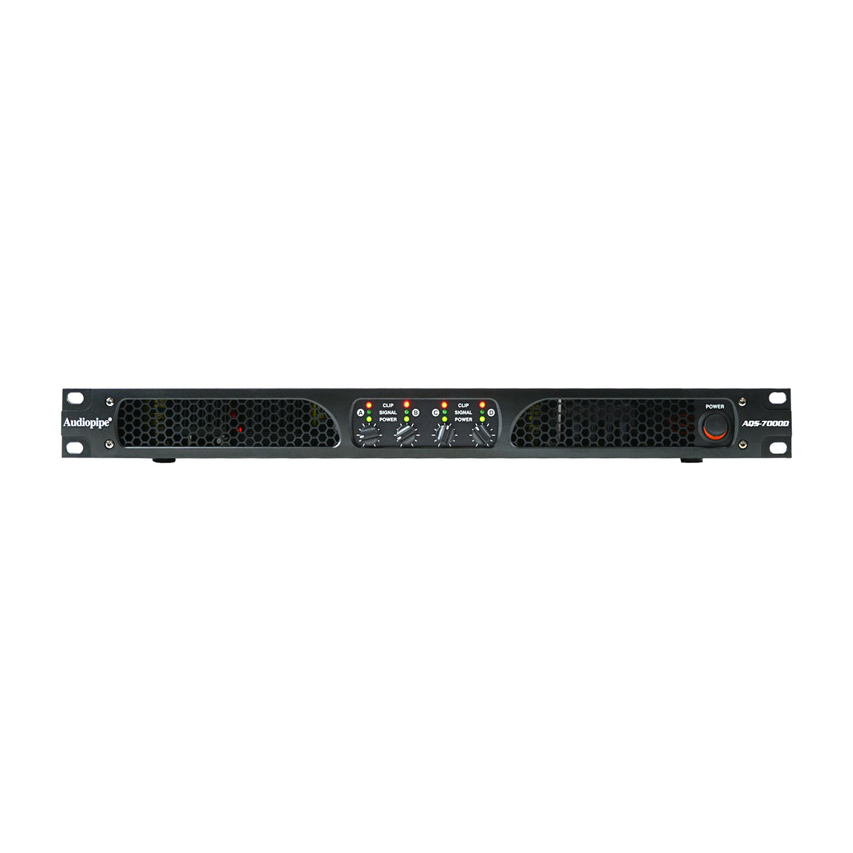 4 Channel Professional Power Amplifier (AQS-7000D) Audiopipe