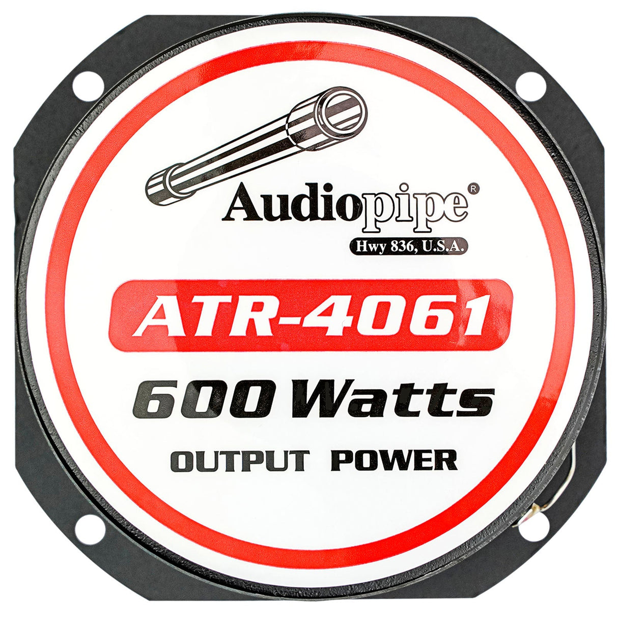 Heavy Duty Titanium Super Tweeter, Black (ATR-4061) Audiopipe