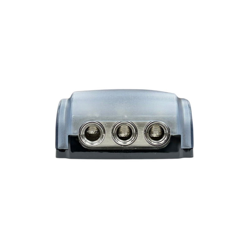 Audio Xtreme Code AXC-3ANL-FHD Fused Distribution Block (3) 0GA/4GA In & (3) 0GA/4GA Out AudioXtremeCode
