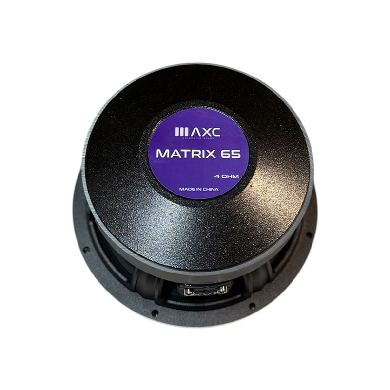 Audio Xtreme Code MATRIX65 | 6.5" 130W RMS Midrange Speaker (Single) Audio Xtreme Code