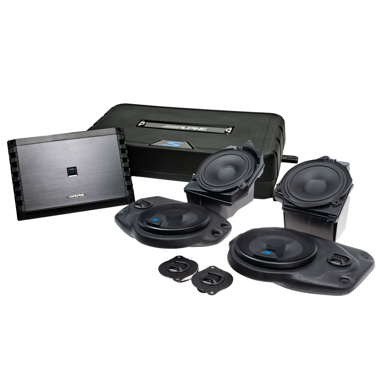 Alpine Plug & Play Full System 5-Channel, 8-Speakers, Sub Bundle | '18- '23 JL Wrangler/ '20- '23 JT Gladiator