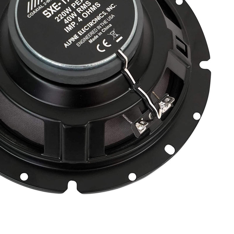 Alpine SXE-1726S 6.5" Coaxial Speakers (Pair) Alpine