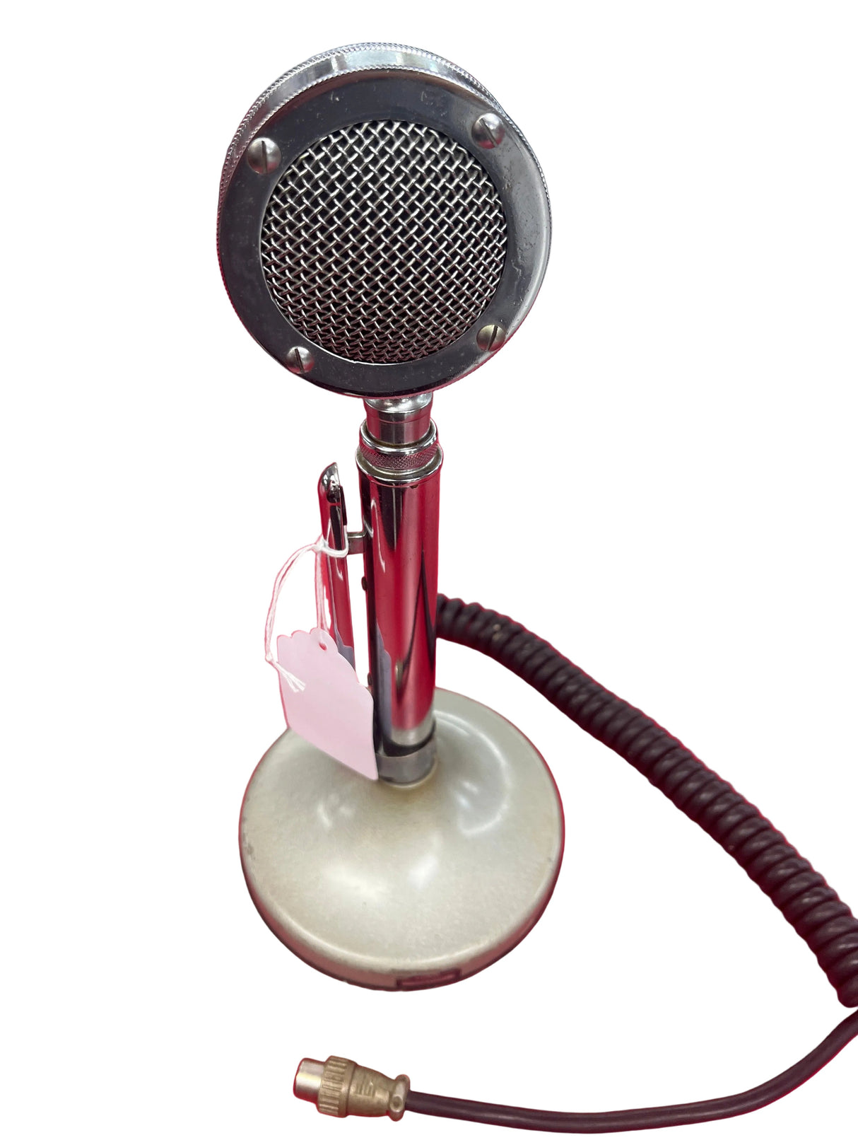 Astatic D-104 Microphone with Grey Base – Pre-Owned & Refurbished Astatic