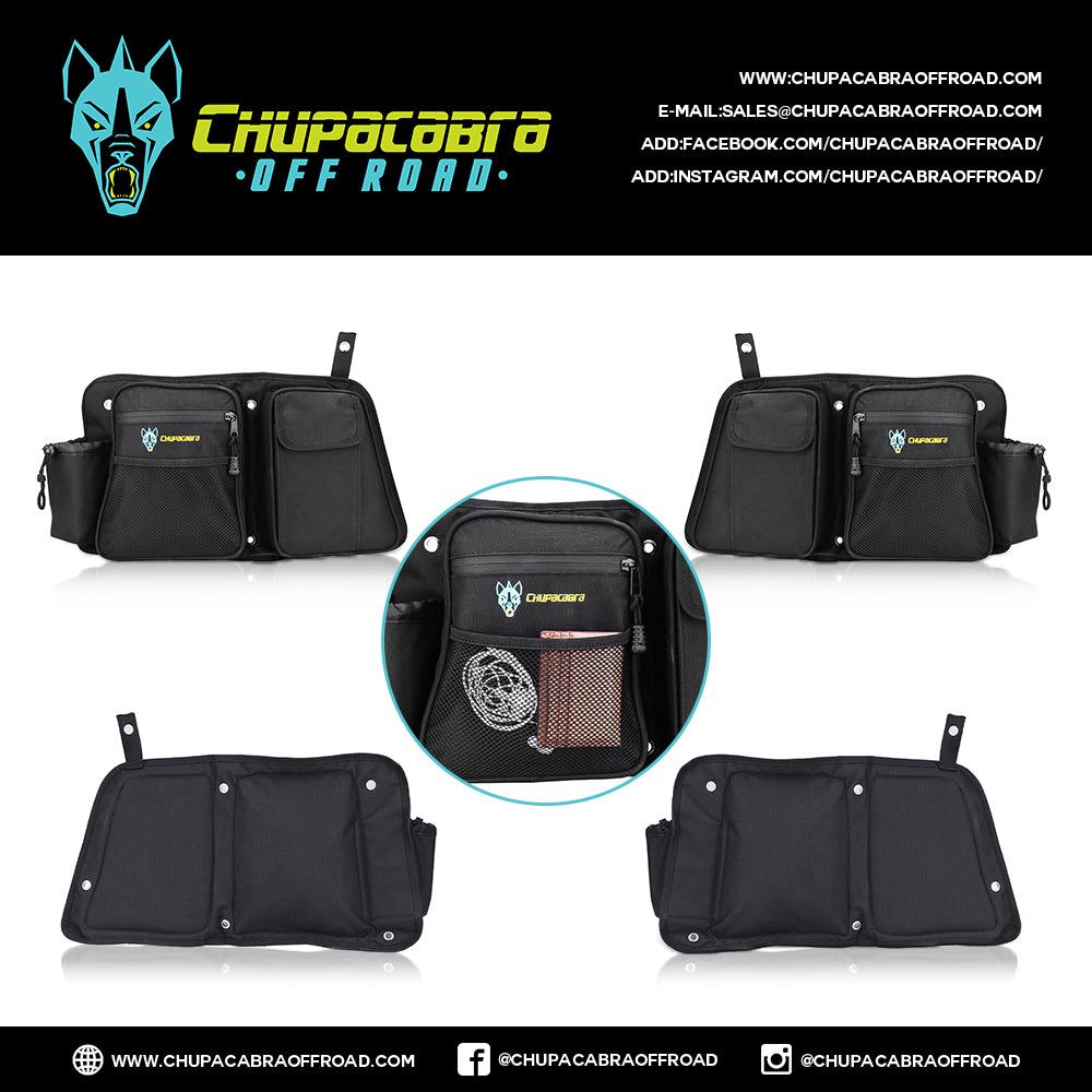 RZR Rear Door Bags Set of Two Right & Left Chupacabra Offroad