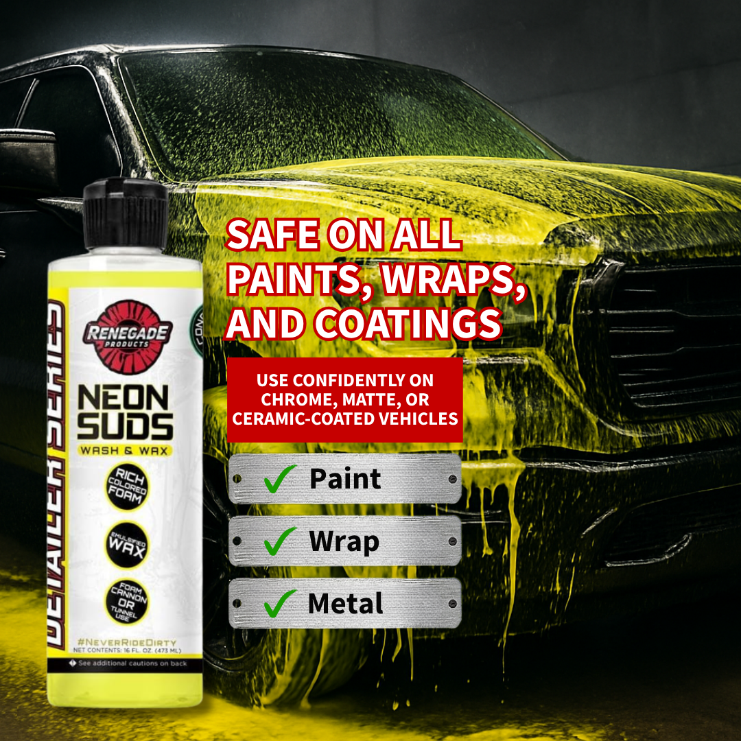 Neon Suds Colored Wash & Wax