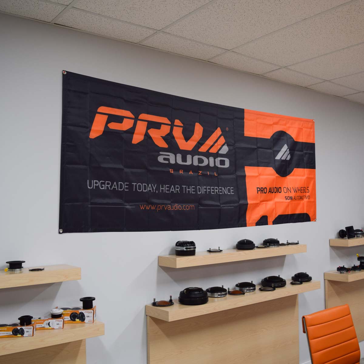 PRV Large Pro Audio On Wheels Banner PRV Audio