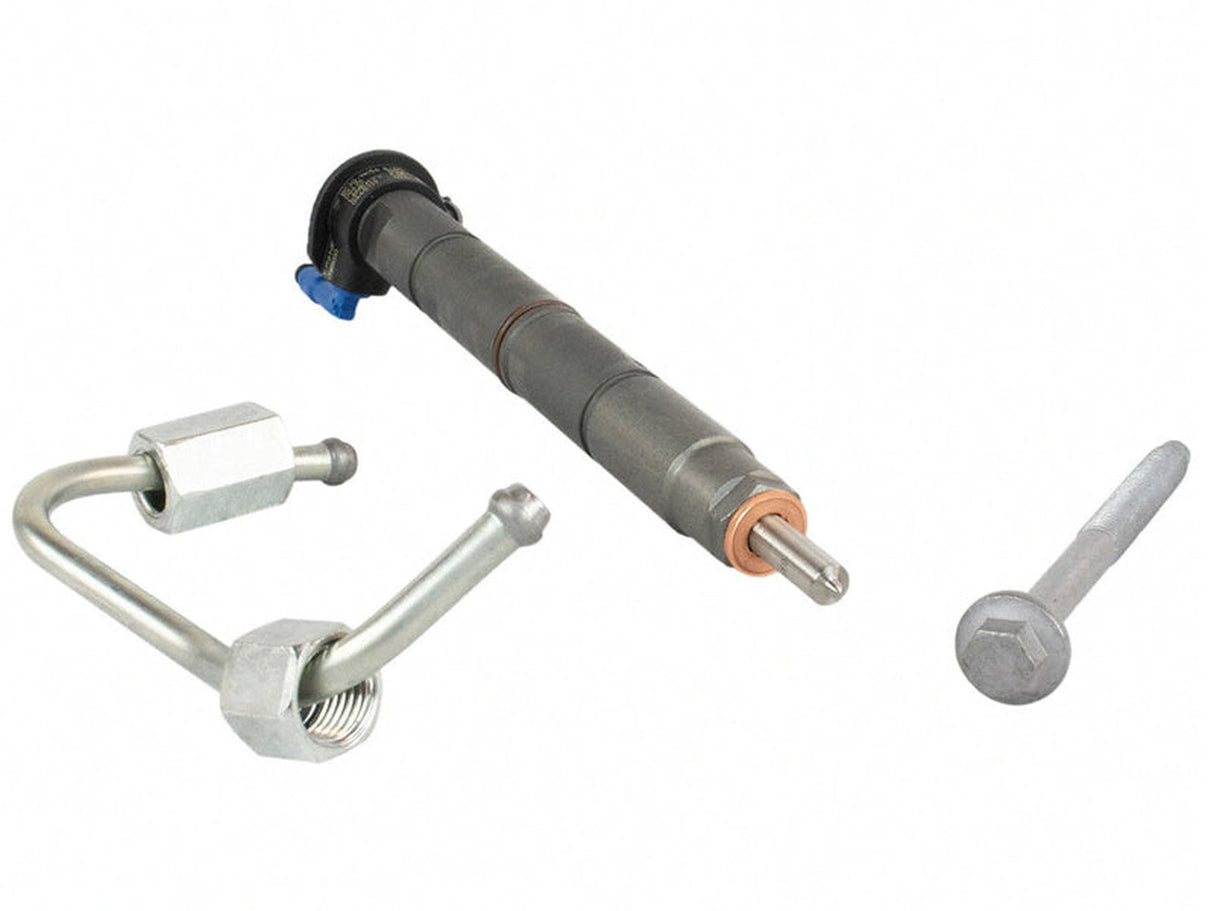 BC3Z9H529E OE Fuel Injector with Line and Hardware, Cylinders 1, 2 ,7, 8, 2011-2014 Ford 6.7L Powerstroke Ford OEM