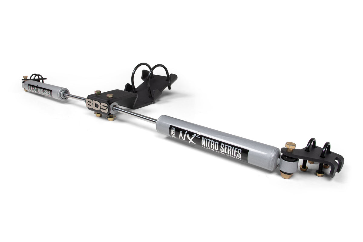 Dual Steering Stabilizer Kit w/ NX2 Shocks | Fits 0-2 Inch Lift | Ford F250/F350 Super Duty (05-26) 4WD