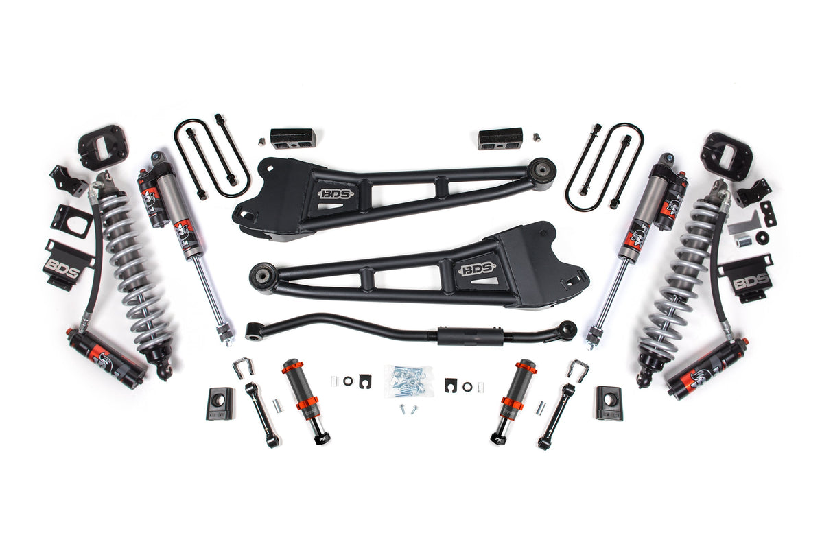 3 Inch Lift Kit w/ Radius Arm | FOX 2.5 Coil-Over Conversion - Performance Elite | Ram 3500 (13-18) 4WD | Diesel BDS Suspension