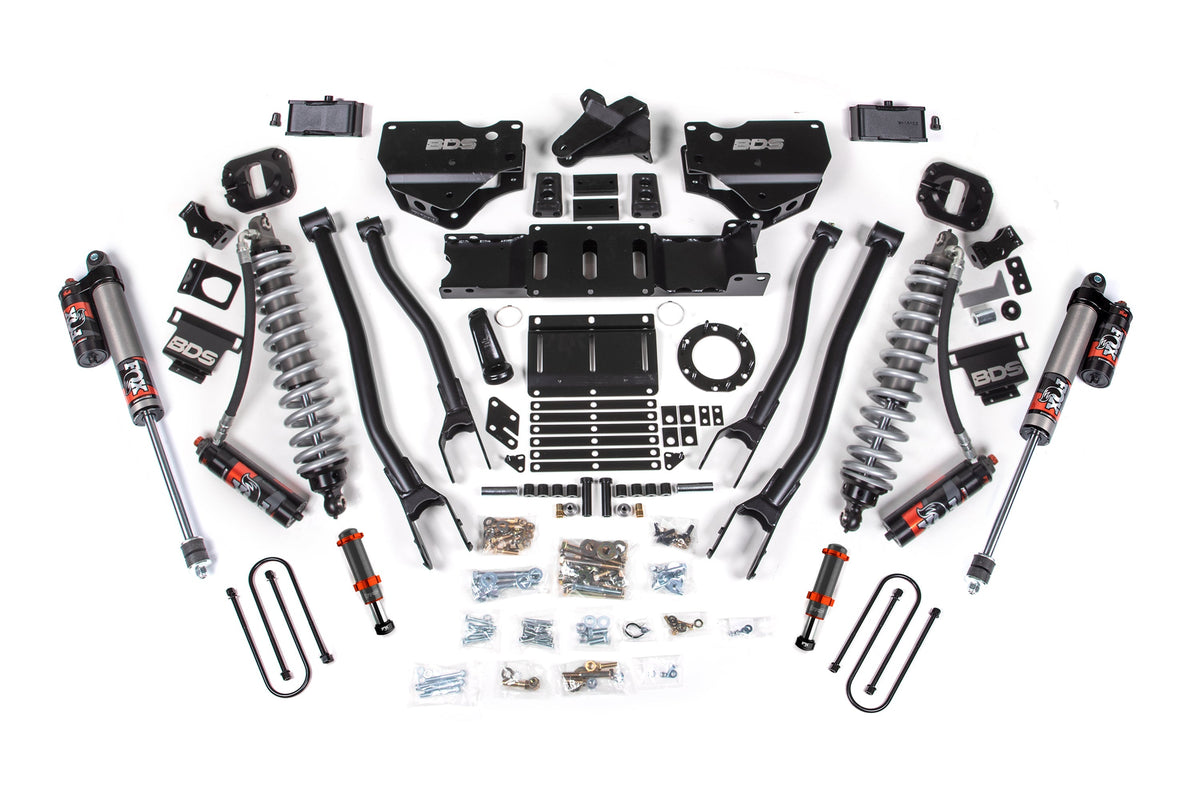 4 Inch Lift Kit w/ 4-Link | FOX 2.5 Coil-Over Conversion - Performance Elite | Ram 3500 (19-24) 4WD | Diesel
