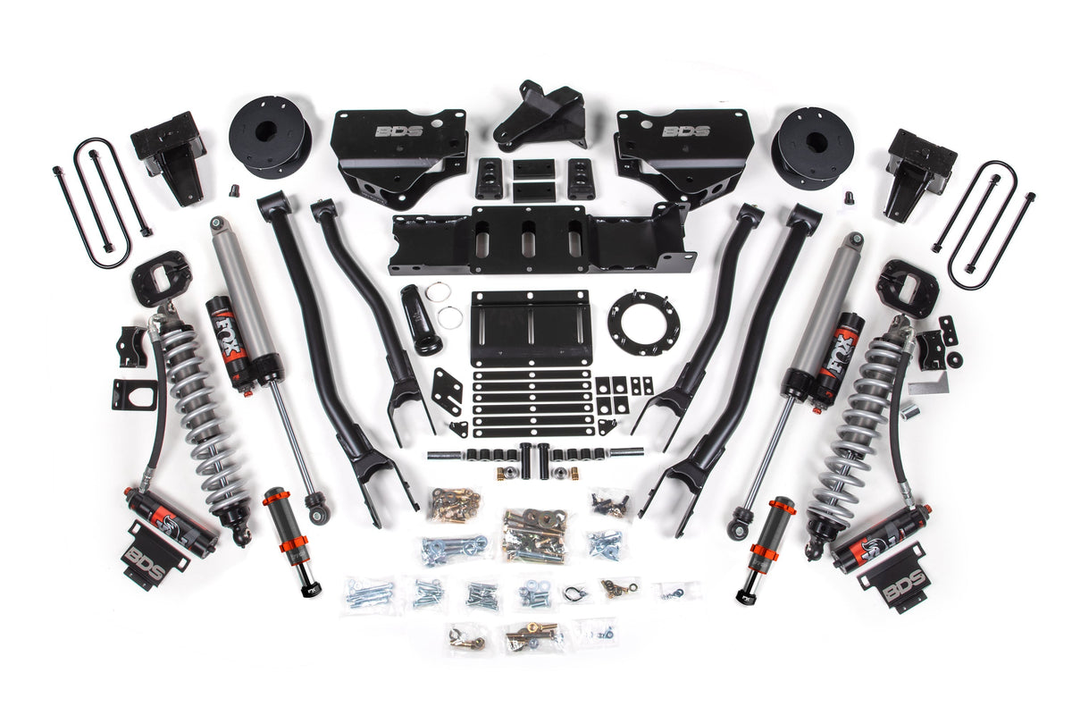 6 Inch Lift Kit w/ 4-Link | FOX 2.5 Coil-Over Conversion - Performance Elite | Ram 3500 (19-24) 4WD | Diesel BDS Suspension