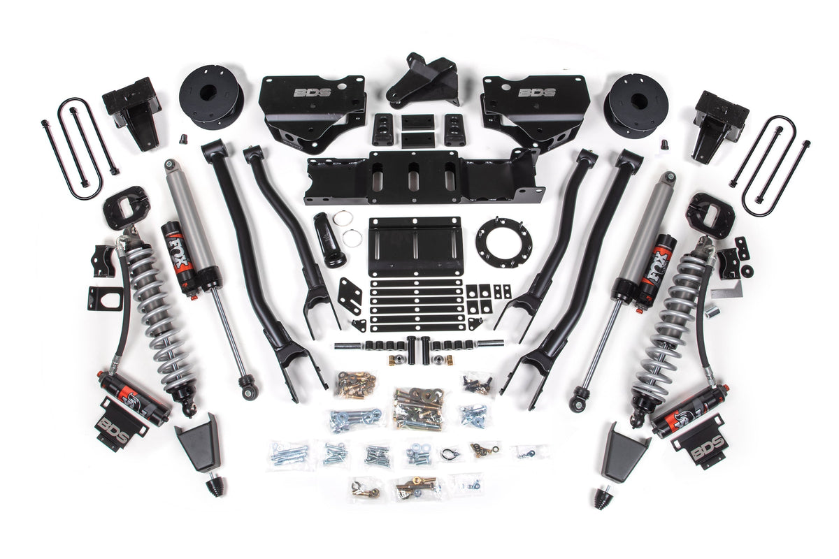 6 Inch Lift Kit w/ 4-Link | FOX 2.5 Coil-Over Conversion - Performance Elite | Ram 3500 (19-24) 4WD | Diesel BDS Suspension