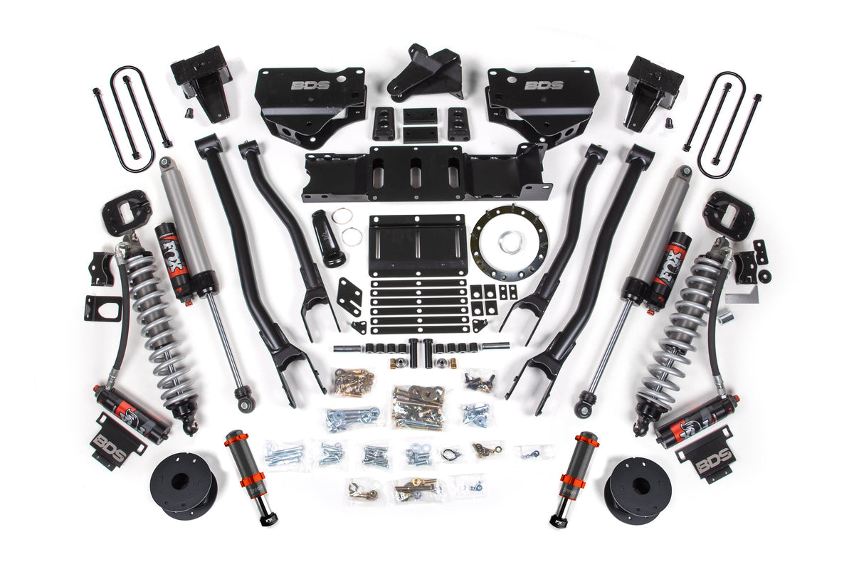 6 Inch Lift Kit w/ 4-Link | FOX 2.5 Coil-Over Conversion - Performance Elite | Ram 3500 (19-24) 4WD | Diesel BDS Suspension