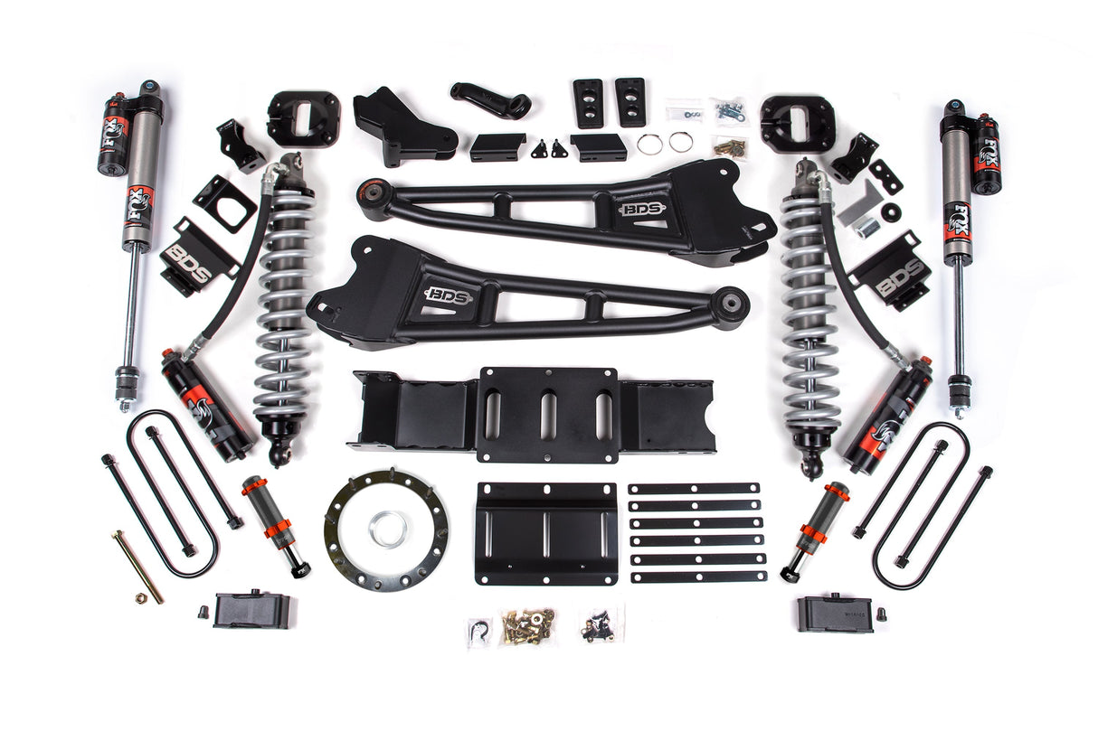 4 Inch Lift Kit w/ Radius Arm | FOX 2.5 Coil-Over Conversion - Performance Elite | Ram 3500 (19-24) 4WD | Diesel BDS Suspension