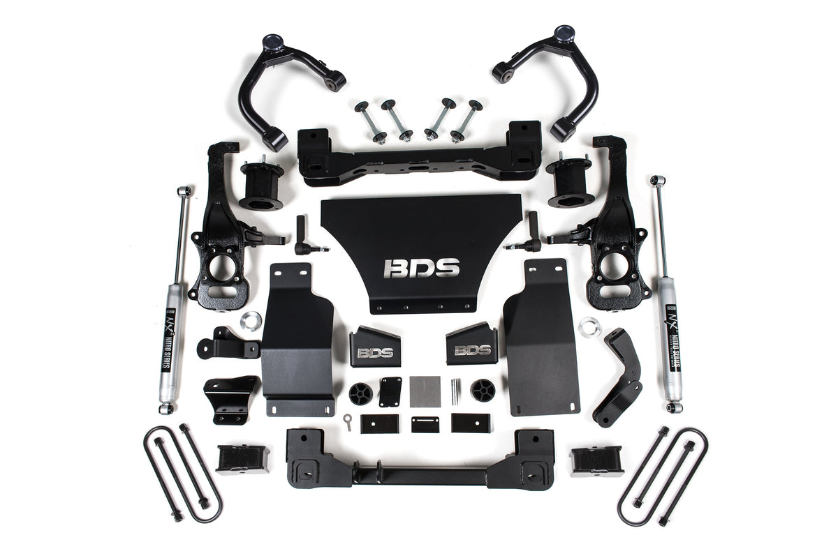 4 Inch Lift Kit | Chevy Silverado or GMC Sierra 1500 (25-26) 4WD | Gas