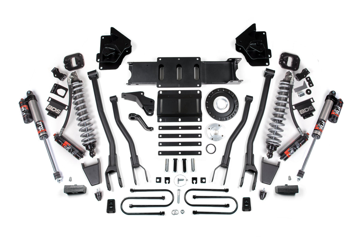 4 Inch Lift Kit w/ 4-Link | FOX 2.5 Coil-Over Conversion - Performance Elite | Ram 3500 (13-18) 4WD | Diesel BDS Suspension