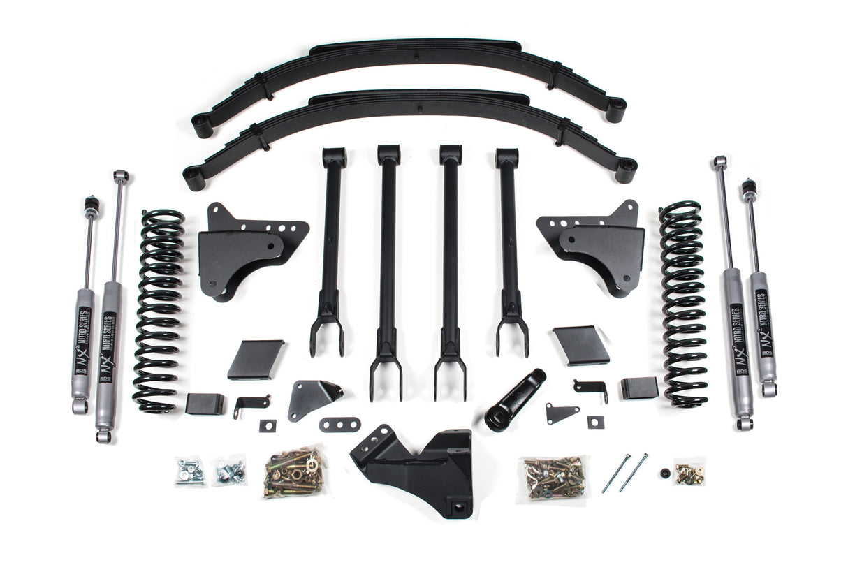 8 Inch Lift Kit | 4-Link Conversion | Ford F250/F350 Super Duty (11-16) 4WD | Gas BDS Suspension