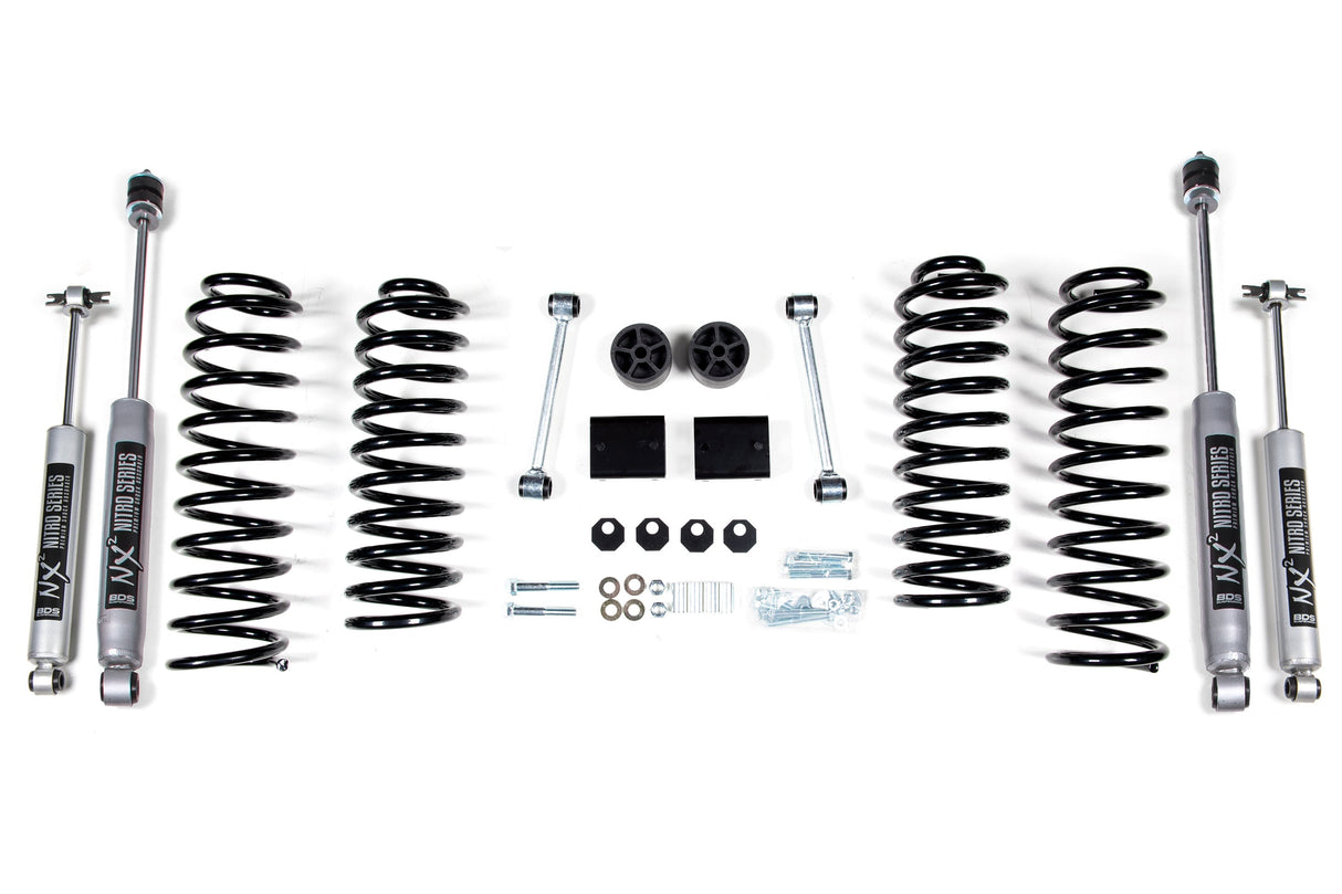 2 Inch Lift Kit | Coil Spring | Jeep Wrangler JK (07-11) 4-Door BDS Suspension