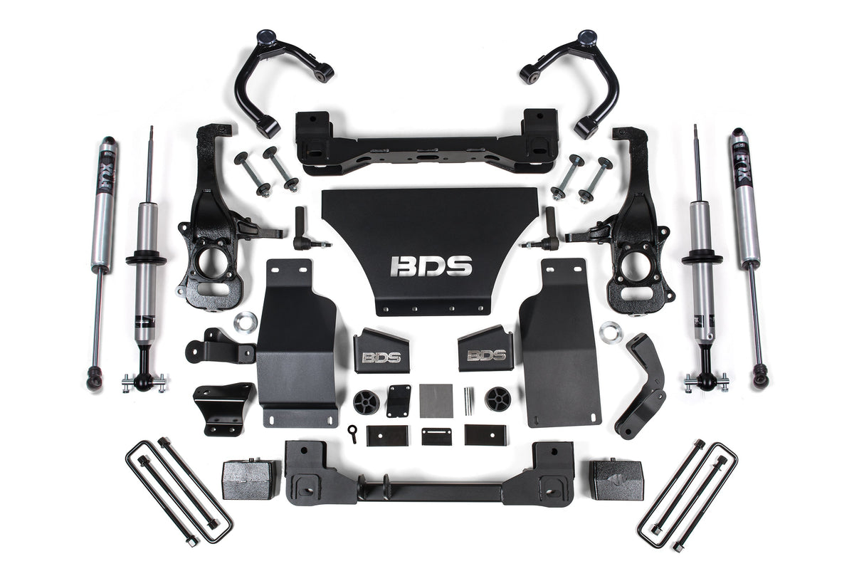 4 Inch Lift Kit | Chevy Silverado or GMC Sierra 1500 (19-24) 4WD | Gas BDS Suspension