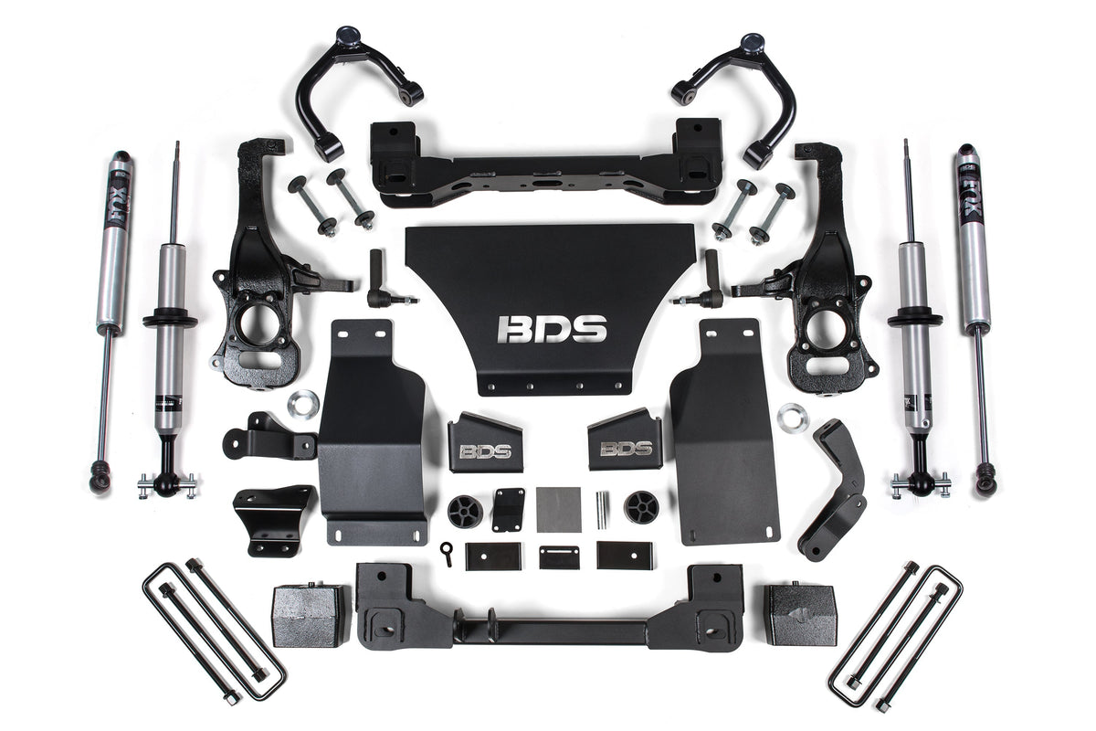 6 Inch Lift Kit | Chevy Silverado or GMC Sierra 1500 (19-26) 4WD | Gas