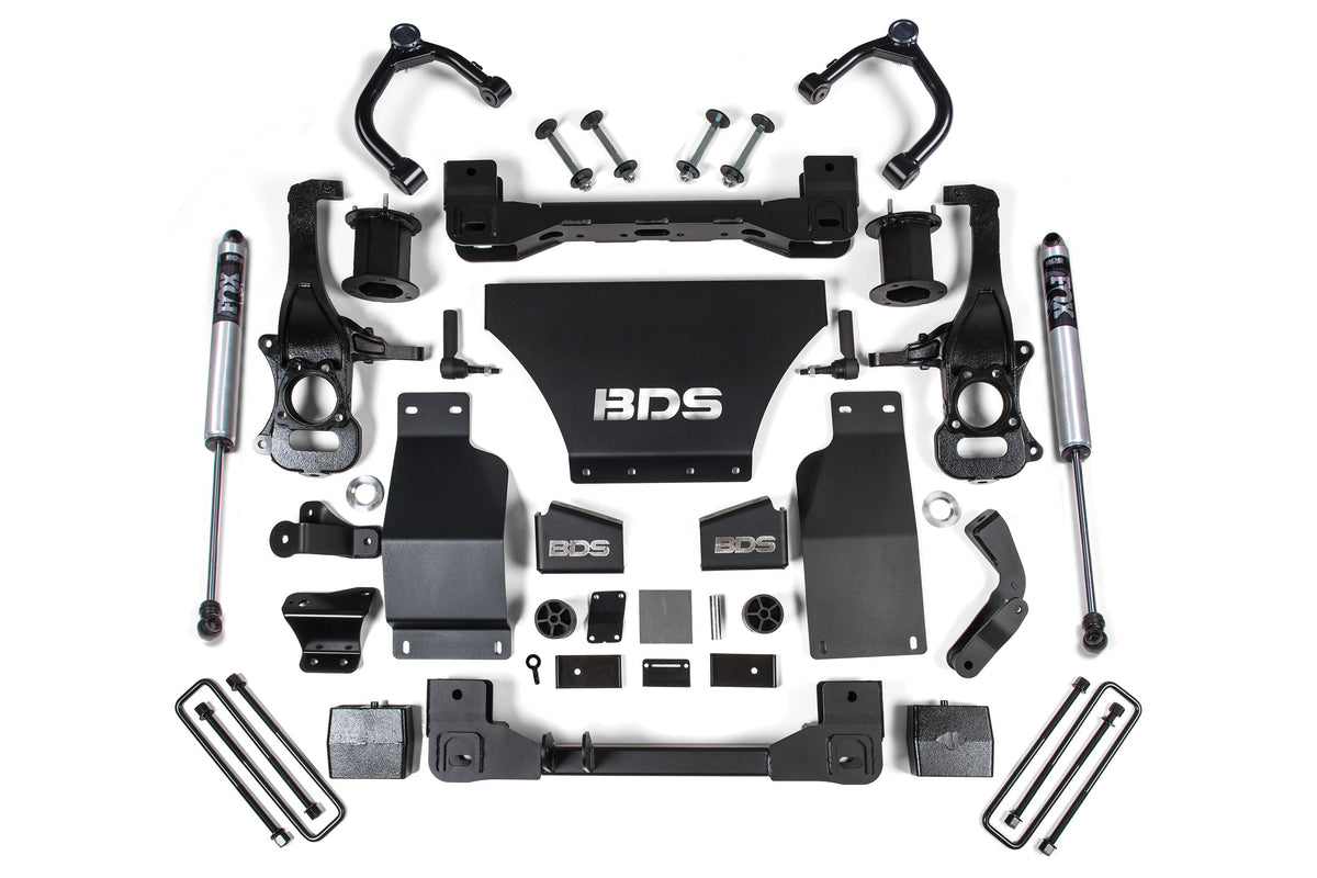 6 Inch Lift Kit | Chevy Silverado or GMC Sierra 1500 (19-26) 4WD | Gas