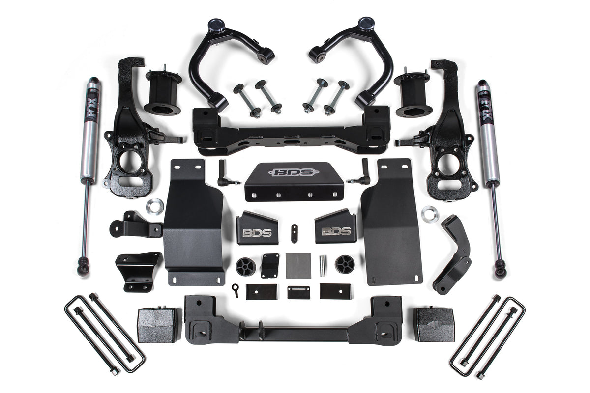 6 Inch Lift Kit | Chevy Silverado or GMC Sierra 1500 (19-26) 4WD | Diesel