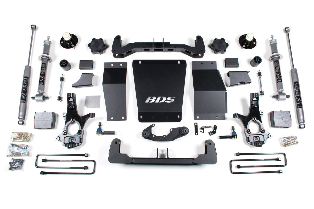 6 Inch Lift Kit | BDS Strut | Chevy Silverado or GMC Sierra 1500 (14-18) 4WD